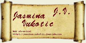 Jasmina Vukotić vizit kartica